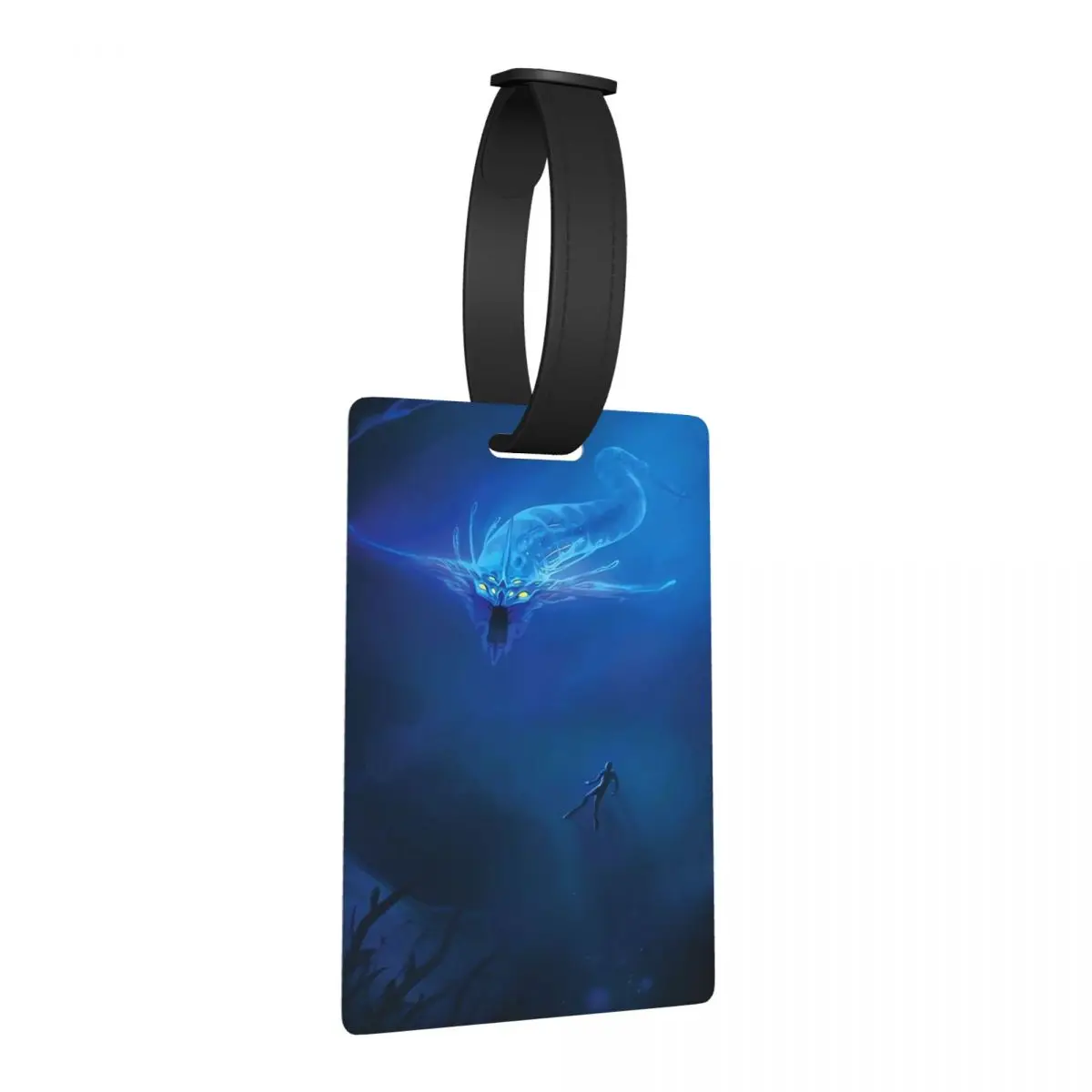 

Subnautica - Ghost Leviathan Luggage Tags Suitcase Accessories Travel Fashion Baggage Boarding Tag Label Holder ID Name Address