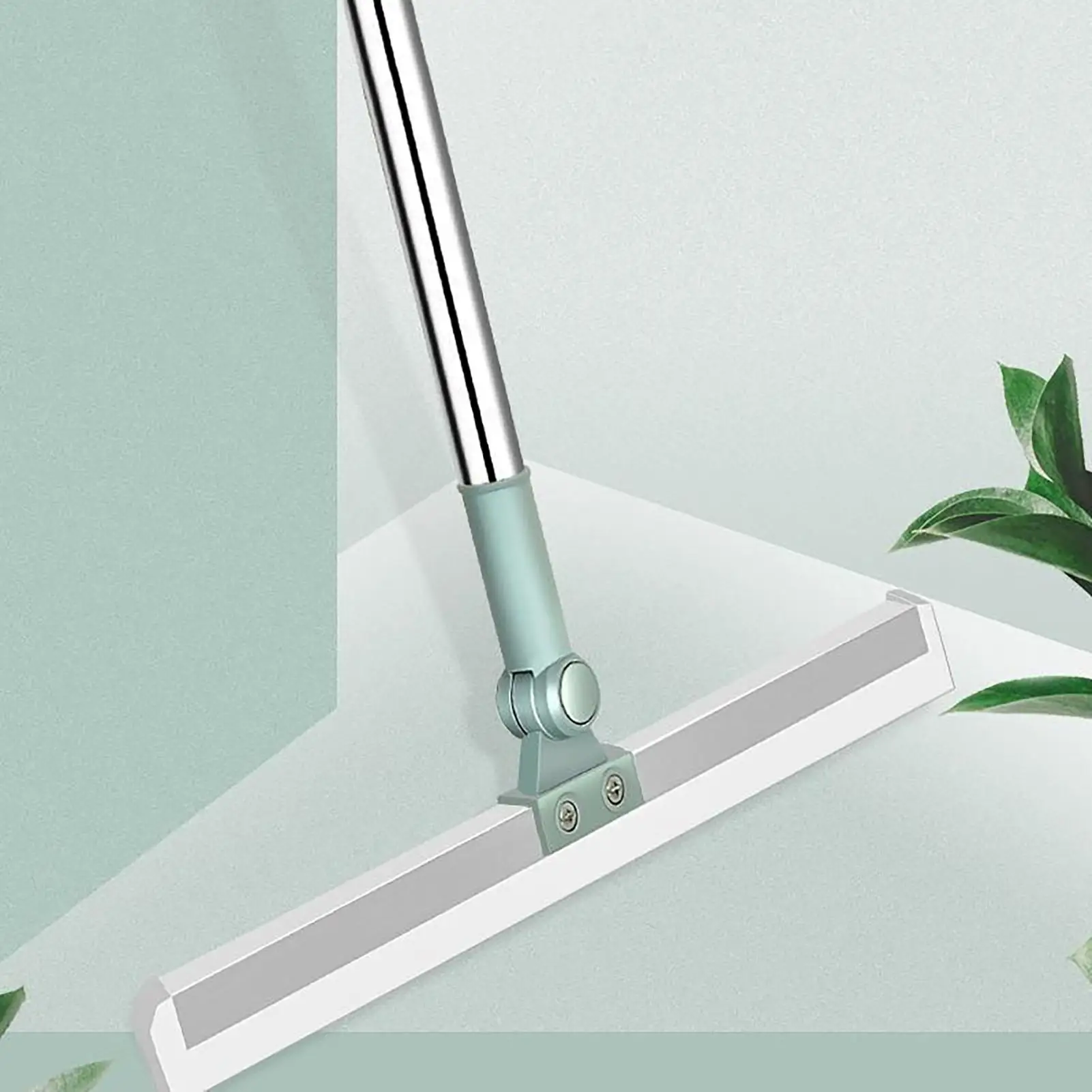 Floor Scrub Broom Scraping Broom Multi functional cleaning tool with silicone scraping edge design for Floor Bathrooms Showers