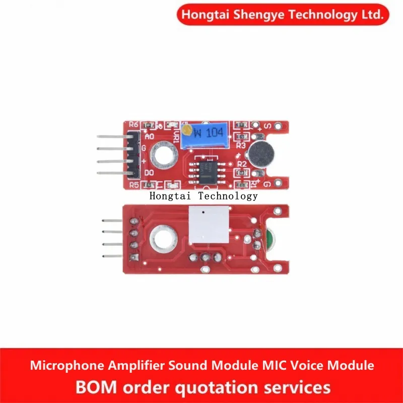 Microphone Amplifier Module Sound Module MIC Module Microphone Module Voice Module DC3-5V