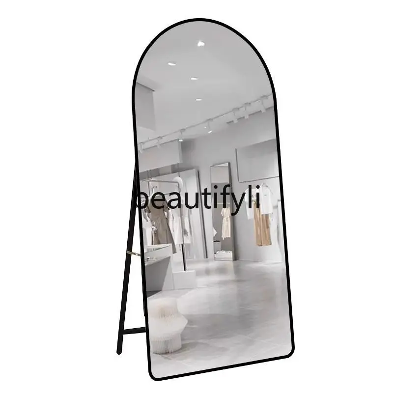

Clothing store arch slimming mirror Nordic full body dressing beauty fitting floor mirror