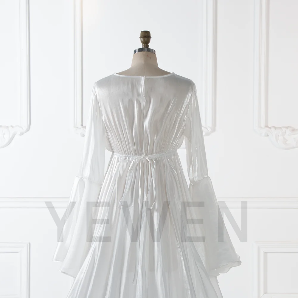 Bell Sleeves Maternity Dress Photoshoot Pregnancy Gown for Baby Shower YW251054 view 5