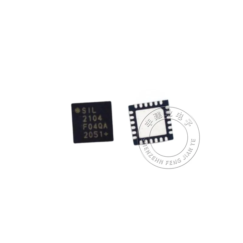 CP2104-F03-GMR 100%ORIGINAL IC SGL USB-TO-UART BRIDGE 24QFN 1-5PCS