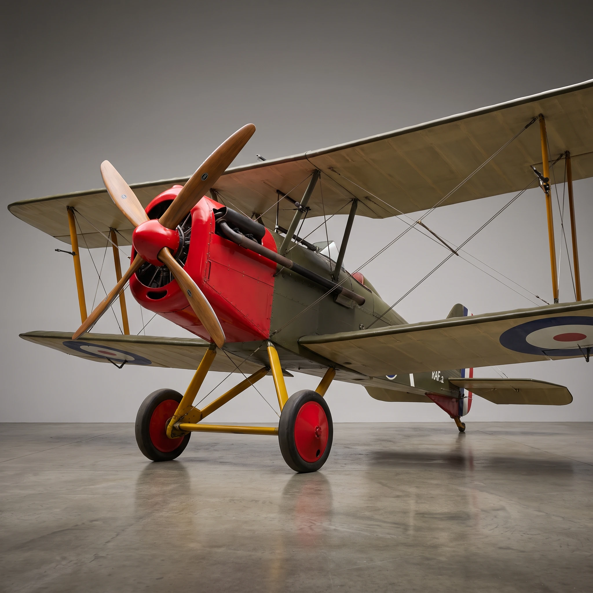 SCG42 SE.5a 1:5 1620mm Balsa ARF RC Airplane, WWI British Biplane Scale Model - Almost Ready to Fly for Intermediate Pilots