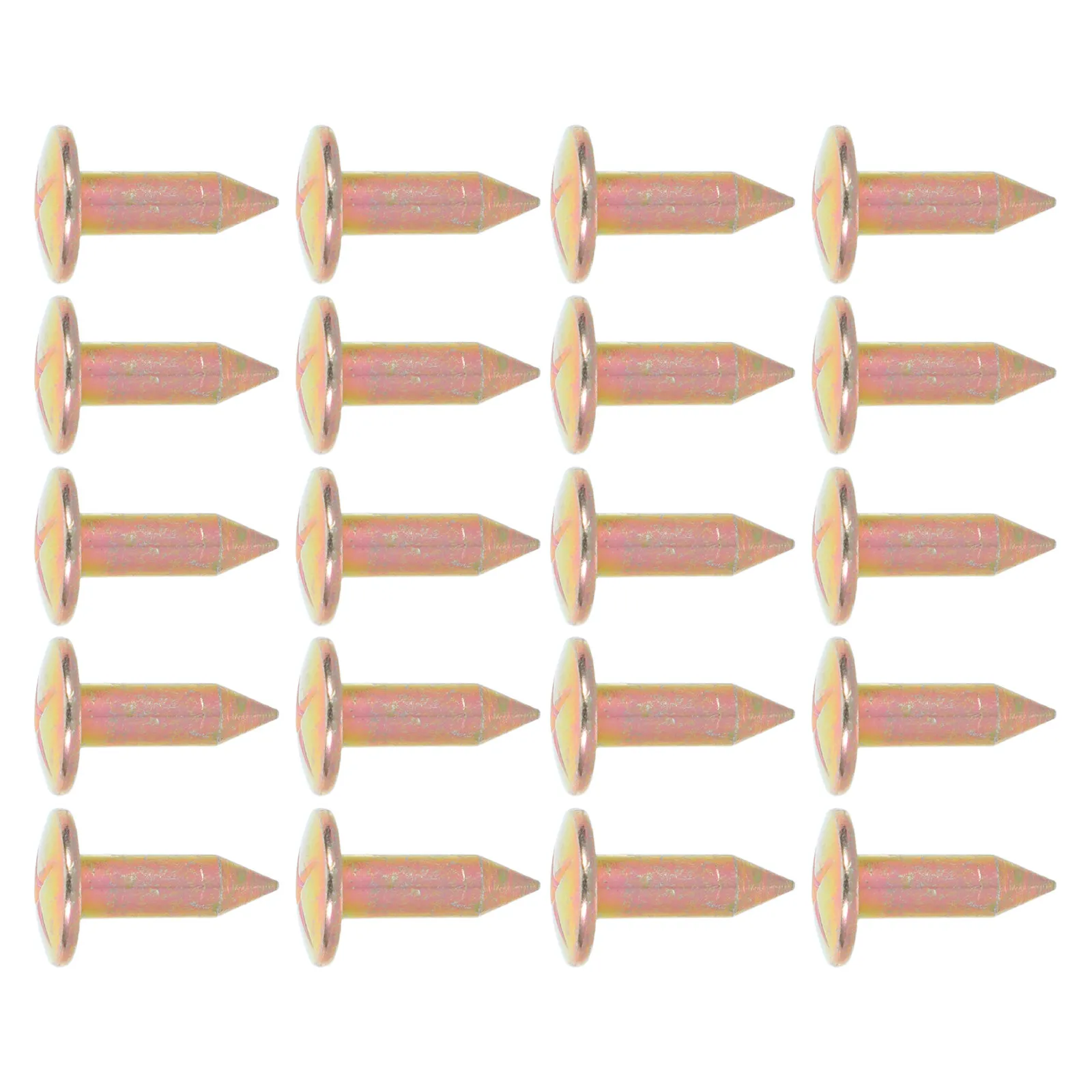20Pcs Boundary Marker Nails Heavy Duty Survey Reference Nails for Civil Engineering Land Measurement Property Line Markers