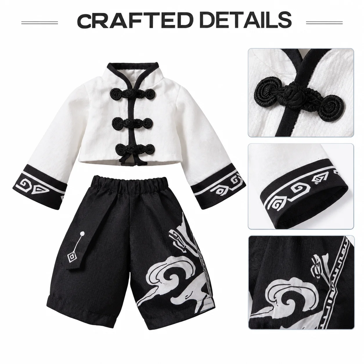 1/12 OB11 Clothes Ancient Chinese Knight Swordsman Hanfu Robe Costume for GSC Nendoroid Doll Piccodo 9 YMY BJD Outfits
