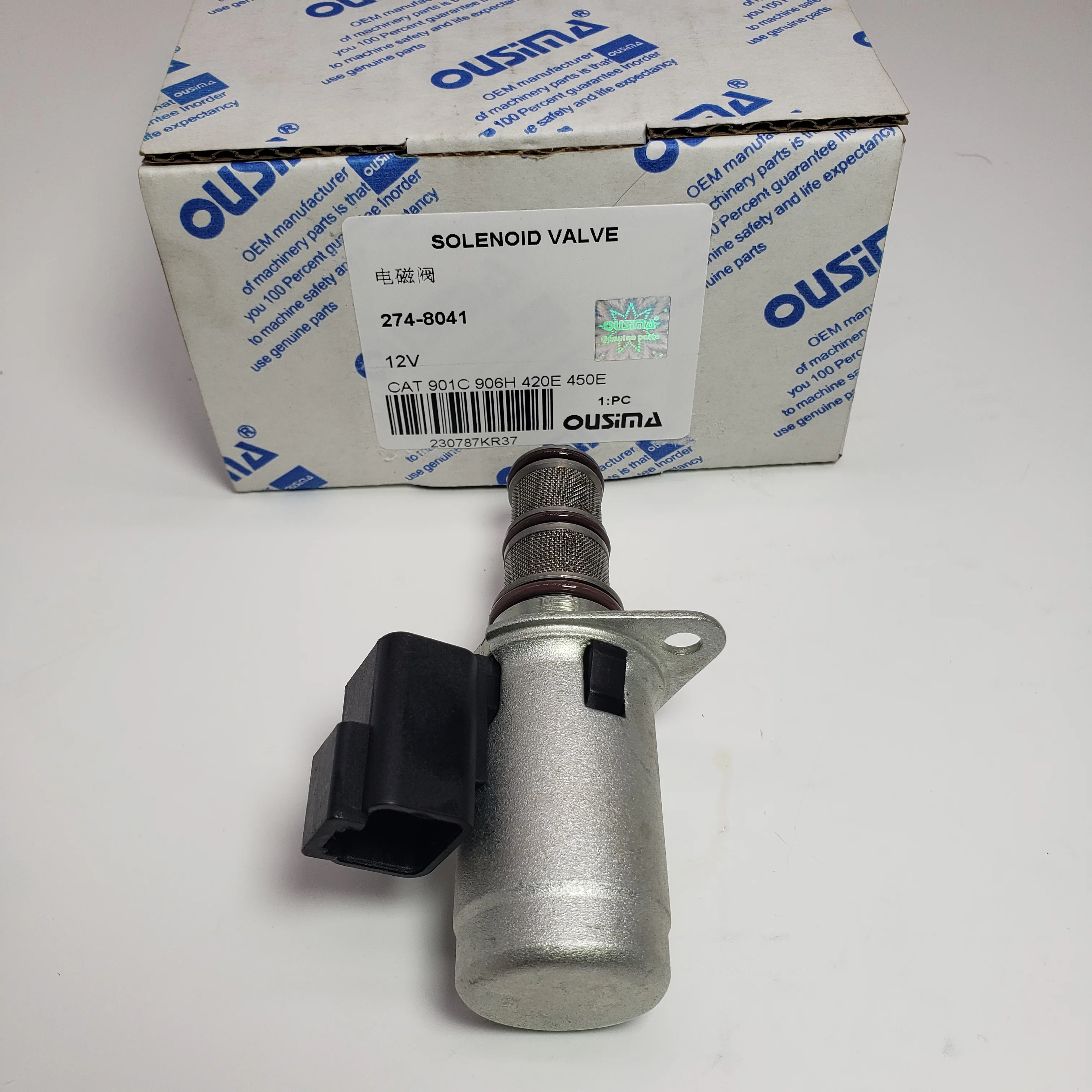 

OUSIMA Solenoid Valve 274-8041 2748041 for CAT 420E 450E 902C 906H