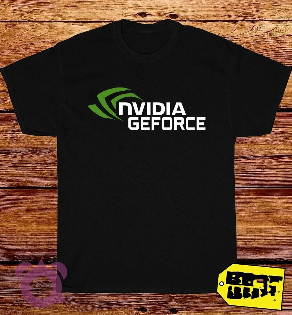 

Лето 2029, новая рубашка Nvidia GeForce, американская забавная футболка, хлопковая футболка с принтом и круглым вырезом, свободный повседневный модный модный топ