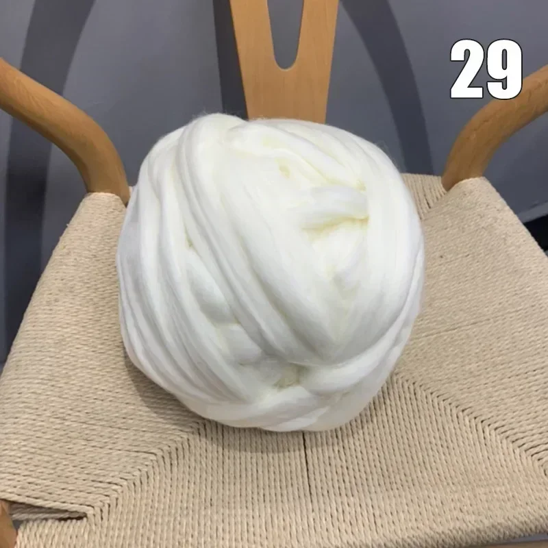 ألياف ميرينو فائقة النعومة للغزل والتلبيد، قمة ممشطة ناعمة متجولة بألوان مذهلة يمكنك صنعها بنفسك لبطانية حياكة الذراع