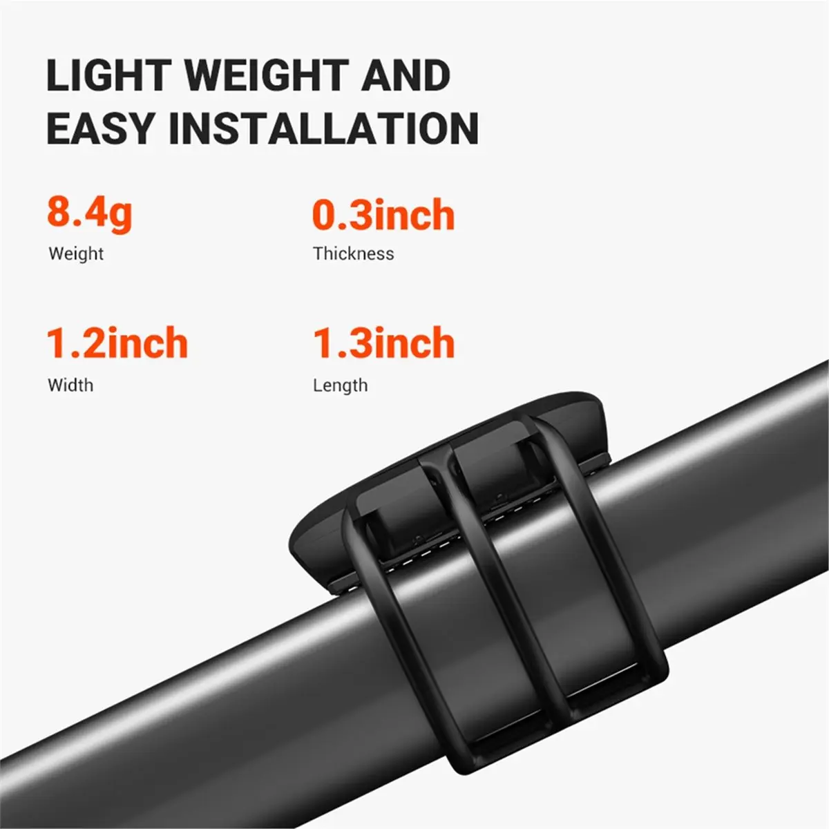 

Датчик скорости для велосипеда AD10, двухрежимный, Bluetooth 5.0 ANT+, водонепроницаемый IP67, измерение скорости в реальном времени для Rouvy/Zwift/Peloton