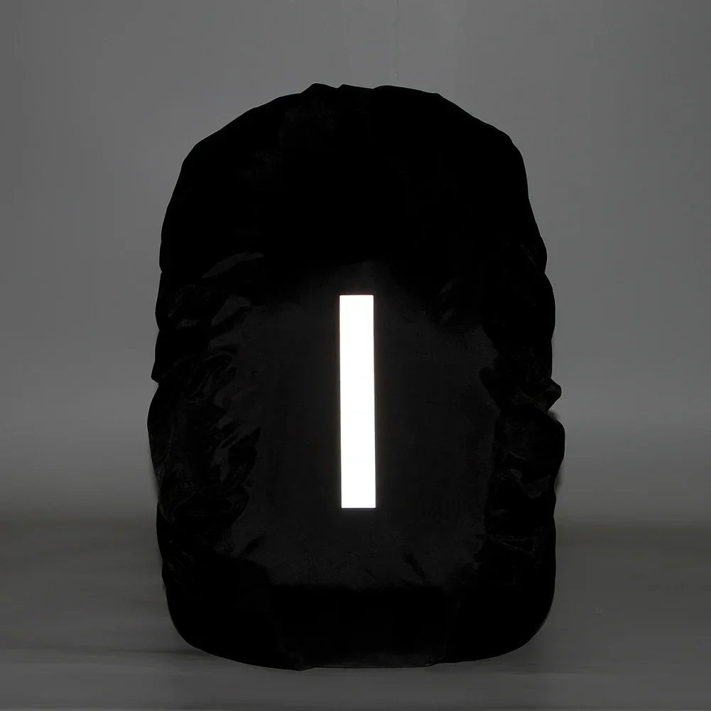 Capa de Chuva Refletiva Impermeável para Mochila, Capa de Segurança para Ciclismo Noturno, Capa de Chuva Leve para Atividades ao Ar Livre, Camping e Caminhadas
