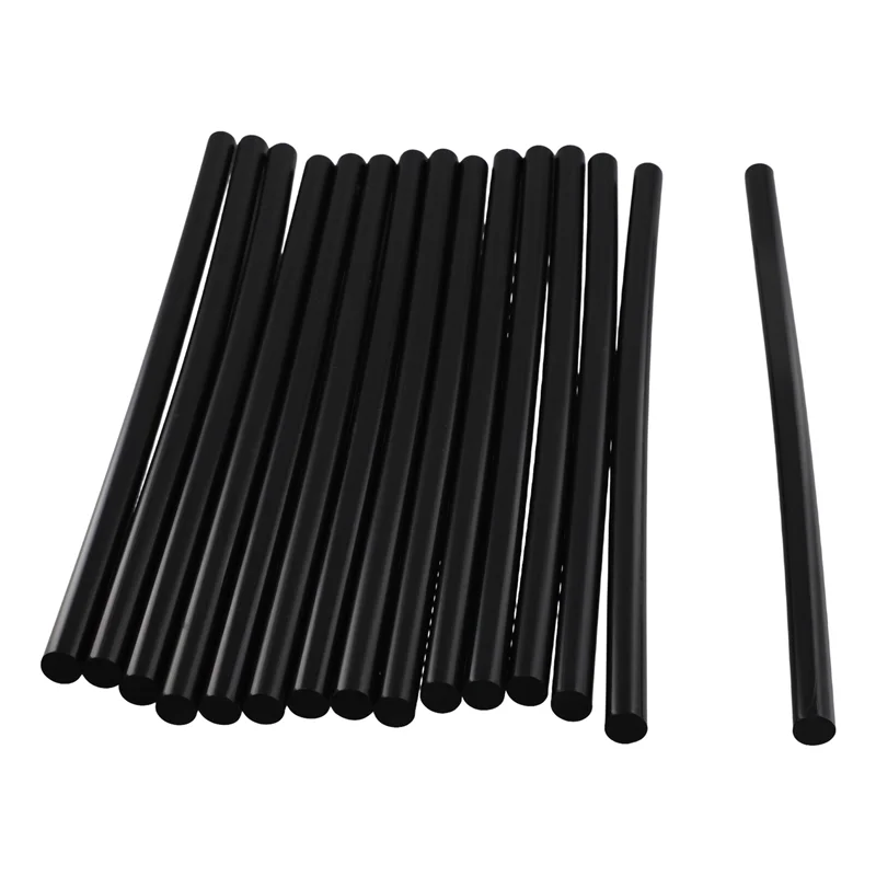 

ABJT-15Pcs Hot Glue Sticks, 270 X11mm Black Hot Melt Glue Sticks For Car Body Dent Repair Remover Crafts DIY Projects