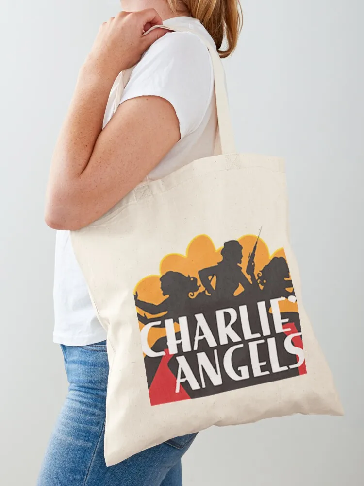 

Charlie's Angels Tote Bag shopping cart bags eco pack Lady bags Portable shopping bag