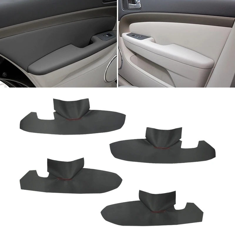 

Soft Leather Armrest Cover For Chevrolet Epica 2007 - 2013 Car Interior Door Armrest Panel Skin Cover Sticker Trim with Tools