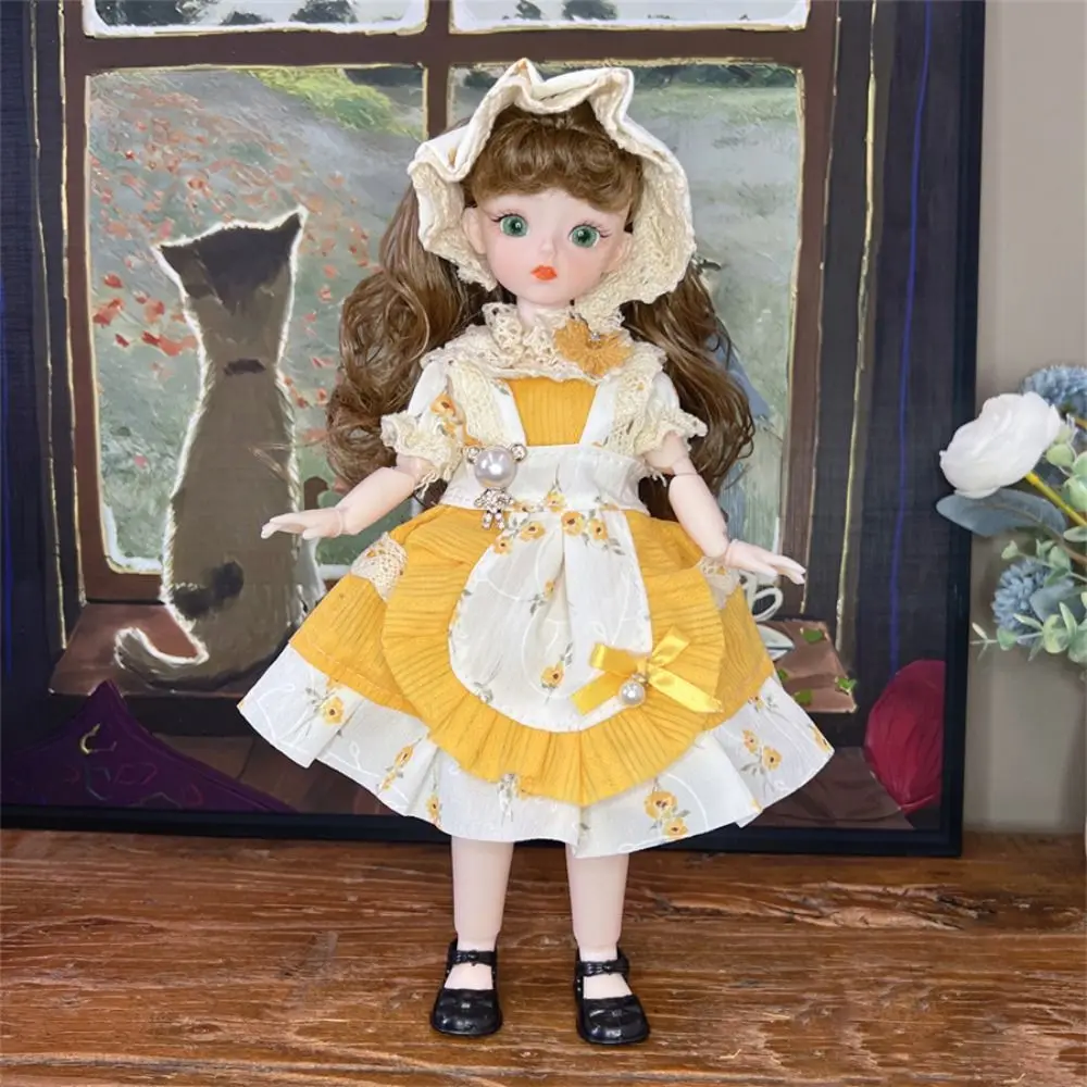 BJD Butter Outfit Set pour fille, robe de princesse, multi-articulations, mobile, accessoires de cosplay, vêtements de beurre, cadeau d'anniversaire, 30cm