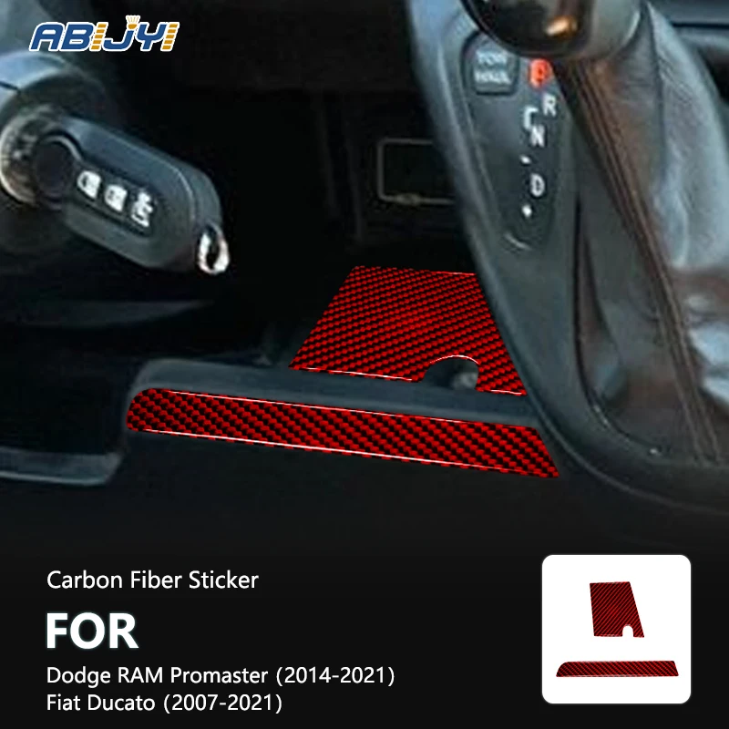 

Steering Wheel Right Side Carbon Fiber Interior Stickers For Dodge RAM Promaster 2014-2021 Fiat Ducato 2007-2021 Car Accessorie