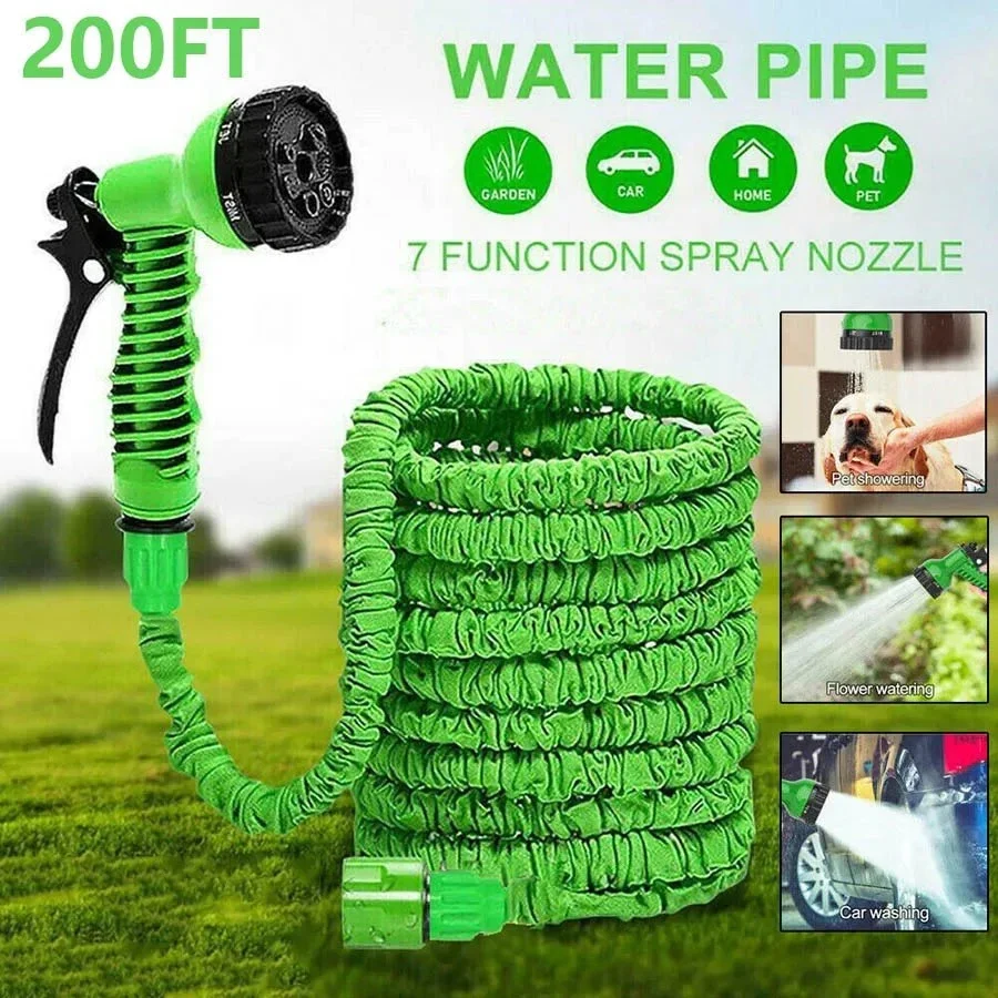 

2025 Expandable Magic Hose, High-Pressure Car Wash, 7Water Spraying Functions, Water Gun, Home Garden Watering Hose Garden Hose