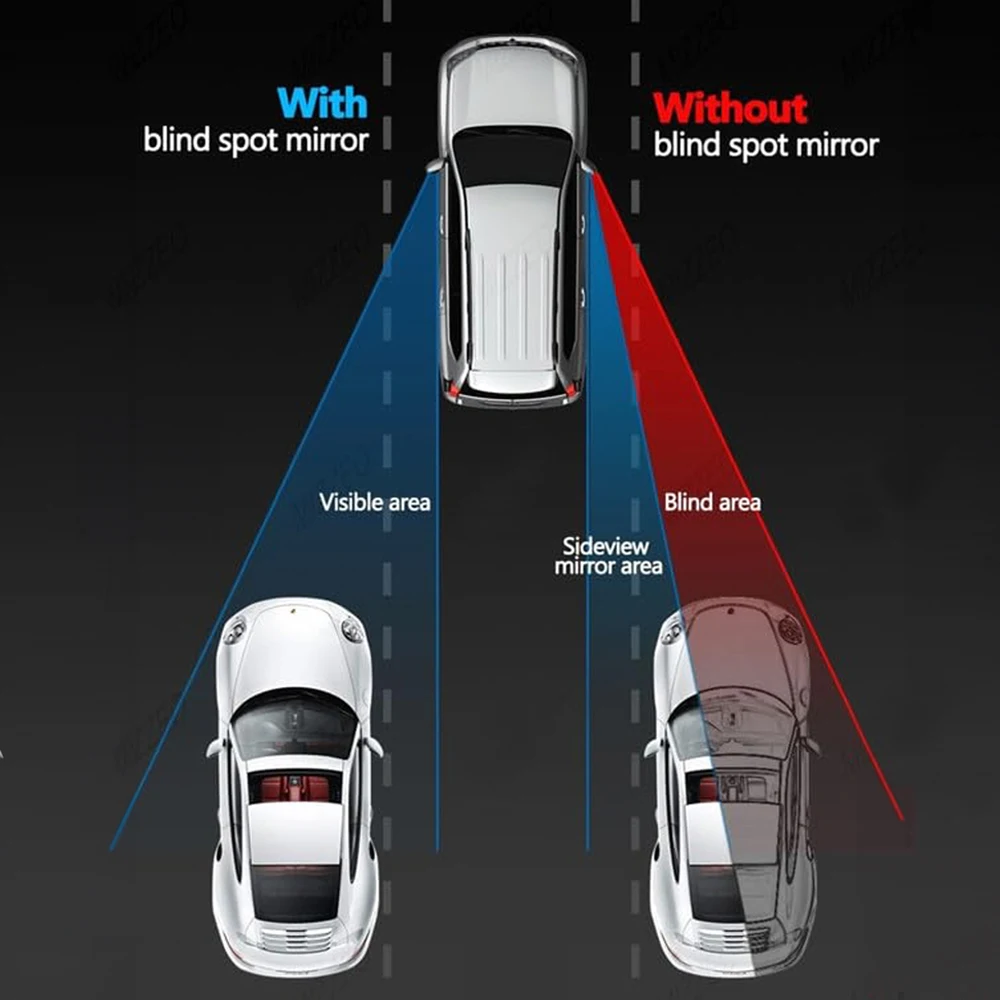 Car Rearview Mirror 360 degrees Adjustable Car Blind Spot Mirror Automotive Wide Angle Convex Mirror Dual Mirror - Image 4
