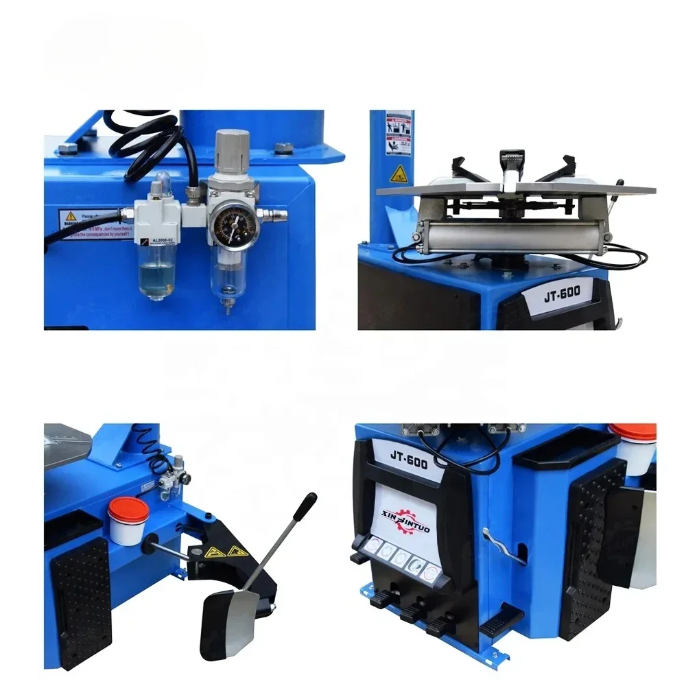 Heavy Duty Mobile Manual 12-24 Inch Motorcycle Car Wheel Balancer Kit Swing Arm Tire Changers Machine Combo 110V