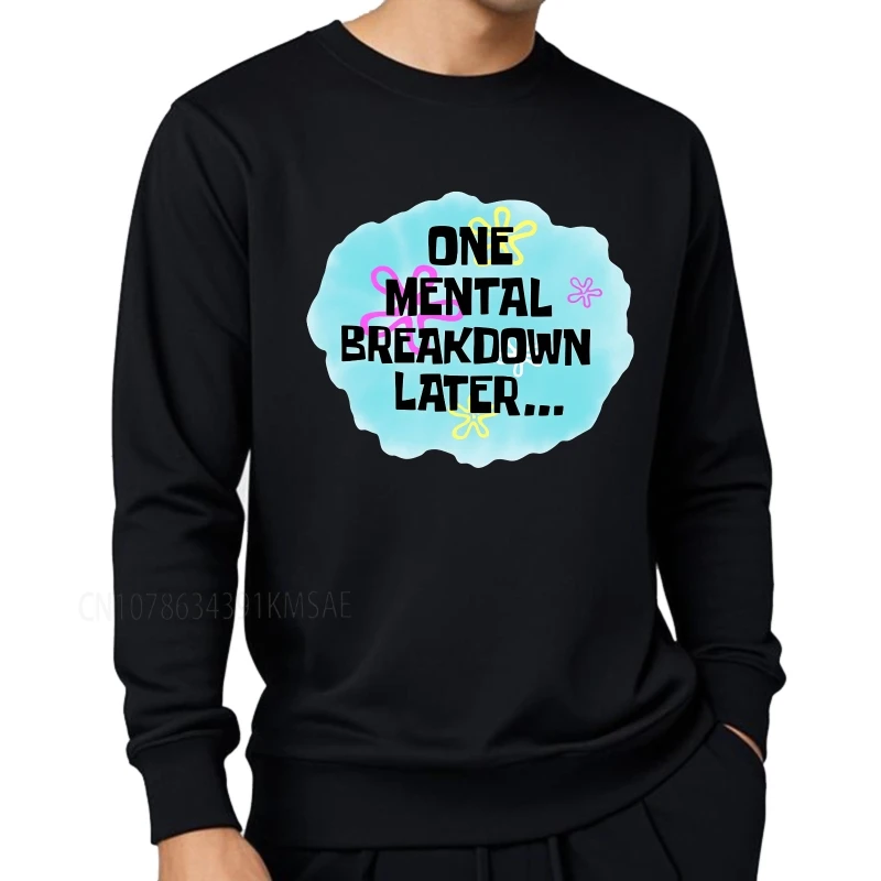 Primavera de algodão para homem hoodies um pergaminho mental mais tarde treino em torno do pescoço moletom hip-hop feminino hoodies outono hoodies