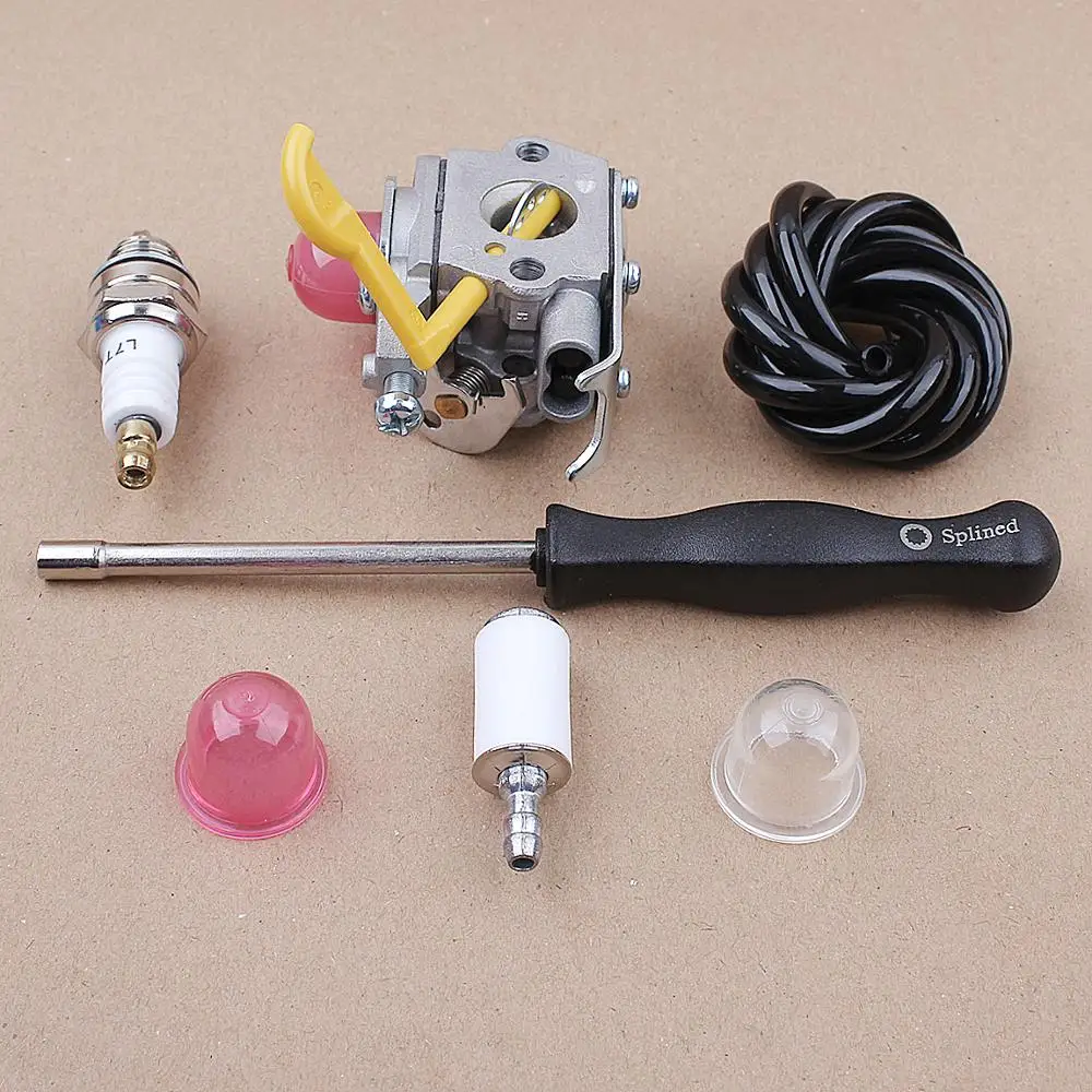 Carburetor Kit For Zama C1U-W18 FL20C SST25 Poulan Craftsman Trimmer Weedeater Replace 530071752 530071822 545081808
