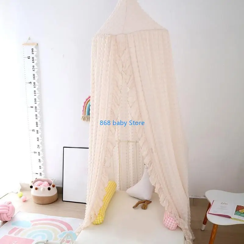 29EE سرير أطفال مظلة سرير أطفال ستارة قراءة مخبأ خيمة معلقة لغرفة الحضانة #5