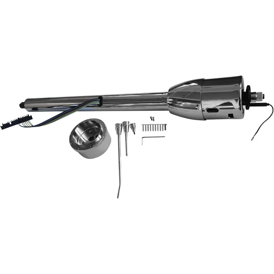 

30 Column Tilt Manual Steering Column Without Adapter No Key for Hot Rod GM Chrome Suitable for Classic Car Restoration and Cus