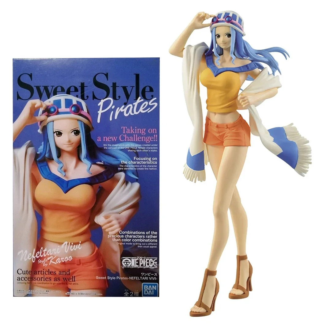 One Piece Anime Figure Sweet Style Pirates Nefeltari Vivi GRANDLINE JOURNEY Standing Posture Action Figure Model Toys Decoration