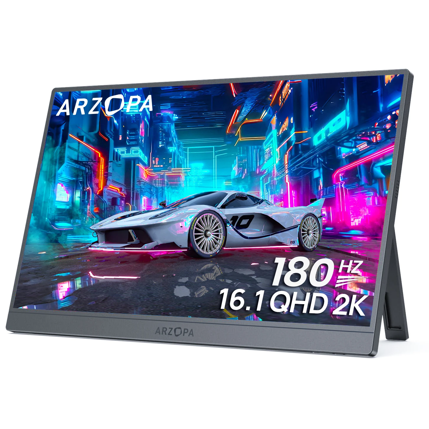 ARZOPA Z3FC 16.1 Inch 2K 144Hz Gaming Display USB Type C 1080P Portable Additional Screen Extendable Laptop Monitor