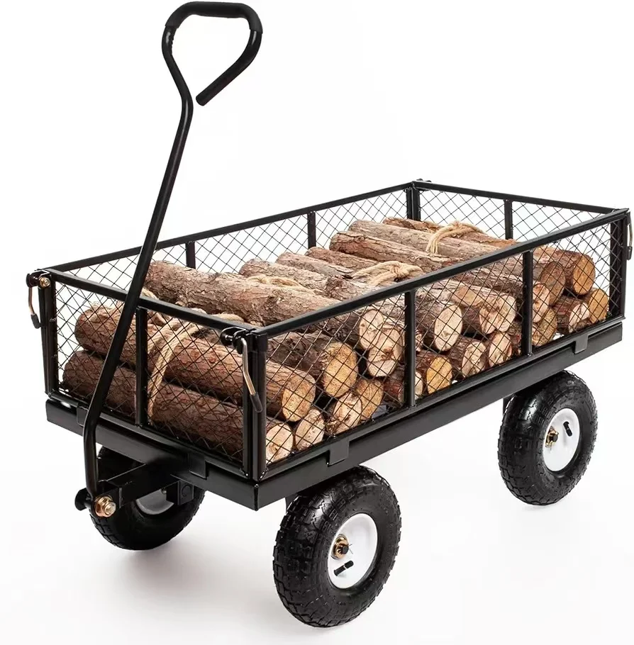 

Foldable Detachable Garden Cart Convenient Folding Wagon for Outdoor Use
