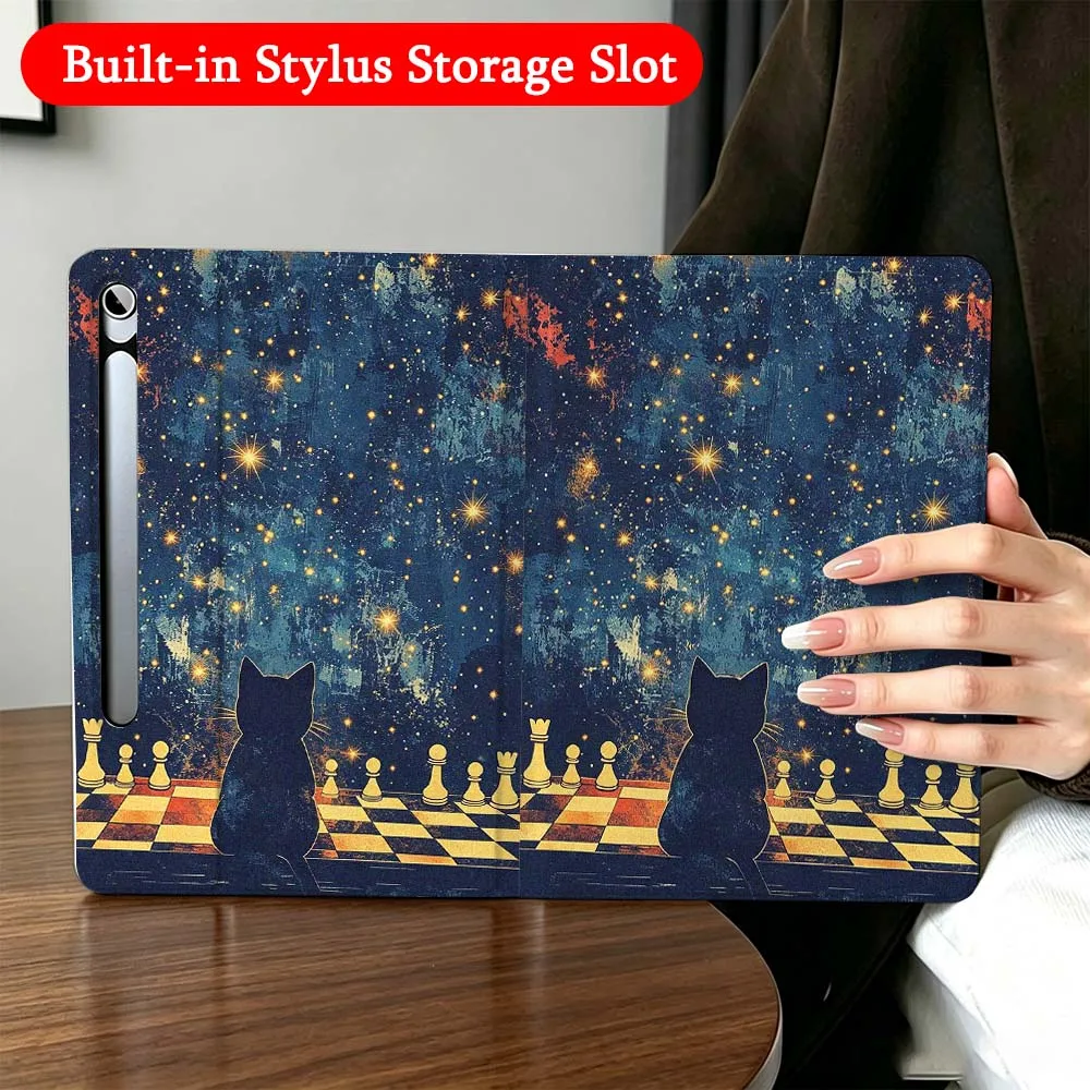 

Creative Sky Art For Samsung Galaxy Tab A7 A8 A9 A11 S6 S7 S8 S9 S10 S11 FE Plus Folding Automatic Sleep/Make Tablet Case