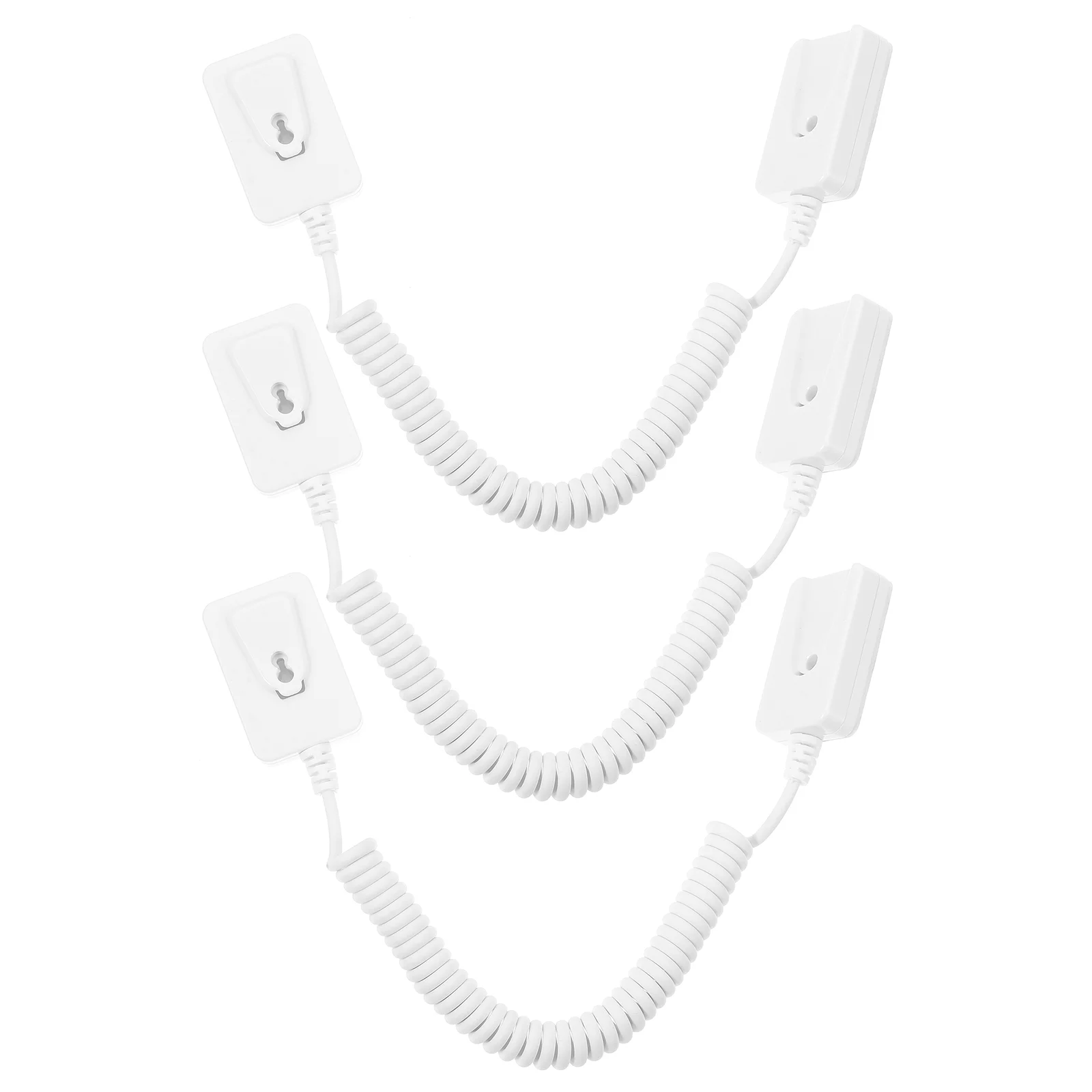-lost Rope Hook Hooks Remote Control Tether for White Abs Mobile Retractable Cable with Adhesive