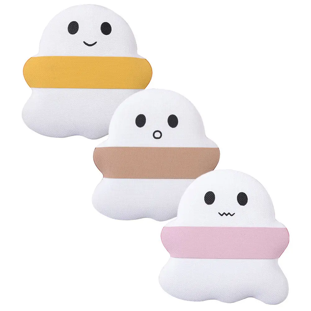 3Pcs Makeup Puff Small Ghost Shape Powder Puff Finger Applicator for Liquid Foundation Concealer Face Cream Makeup