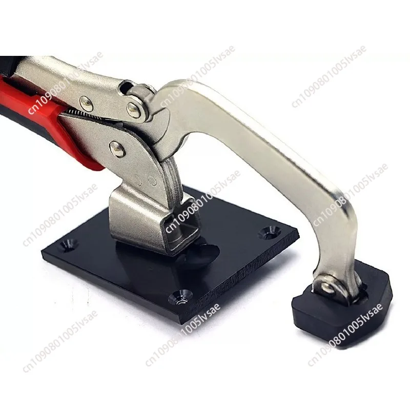 Woodworking Adjustable Rotary Carpentry Fixing Clamp 75mm High Clamping Force 360° Rotation Fits 8.3mm T Track