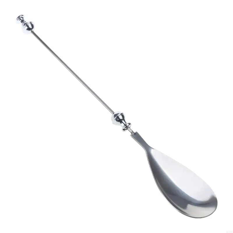 J2HB DIY ENSALA CONLACIÓN Cuchara acero inoxidable Spoon Coloque cuentas personalizables Siring Spoon Diy Beads Decored