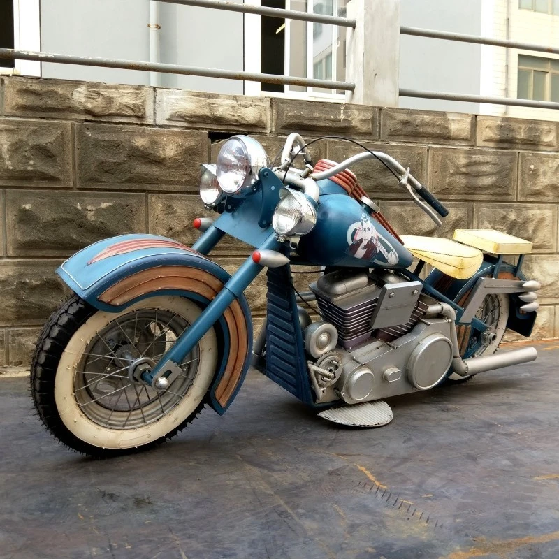 

American wrought iron motorcycle model