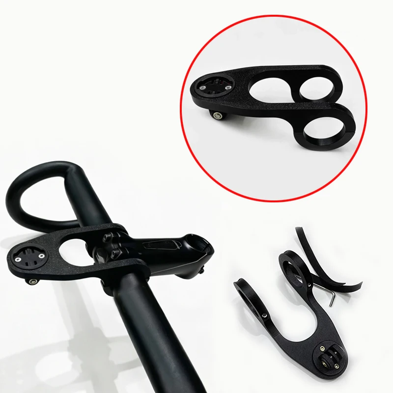 1PCS For Garmin/iGPSPORT/Magene Bike Computer Mount Compatible with Dia31.8mm Handlebars Integrated Headlight Mount Adapter