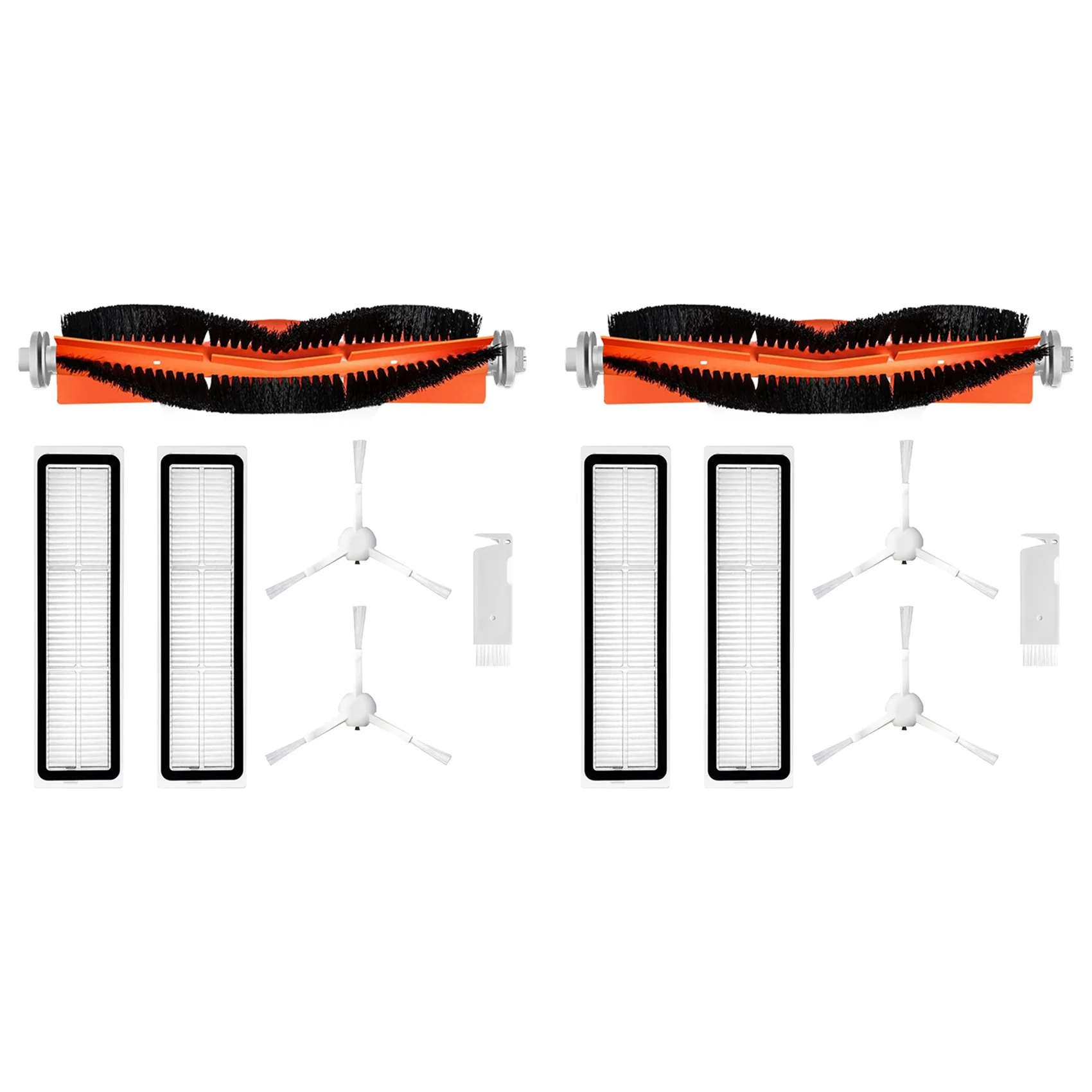 ABUD-2X ل Dreame D9/D9 Max L10 Pro أجزاء المكنسة الكهربائية فرشاة جانبية رئيسية مرشحات Hepa استبدال قطع الغيار