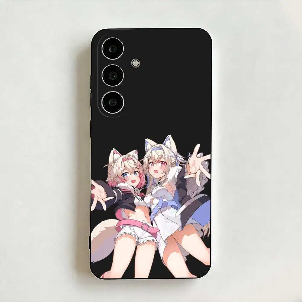 Fuwawa Abyssgard Mococo Abyssgard Cute Phone Case For Samsung Galaxy A73,A72,A71,A70,A53,A52,Cover Others Soft Black Shell ll