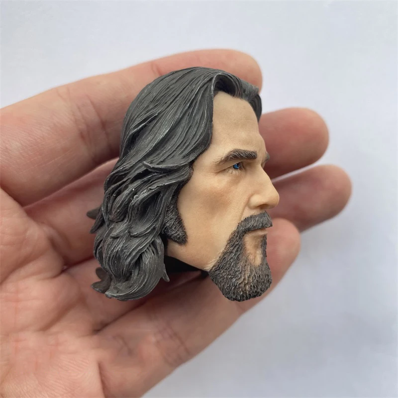 1/6 The Coen Brother Murder Green Toe Dude Grandpa Choi Rzeźba męskiej głowy Model rzeźby dla 12-calowych figurek akcji DIY