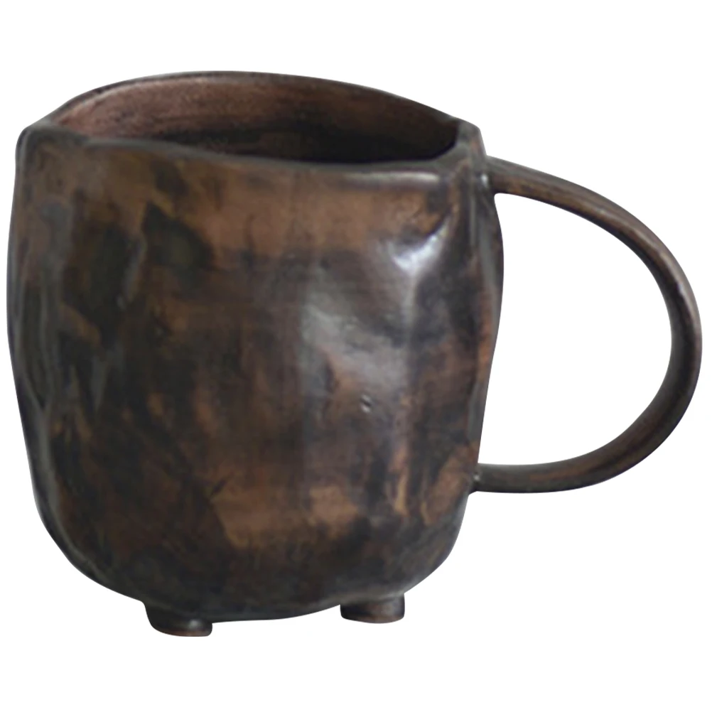 

Ceramic Latte Cup Vintage Style Water Mug Delicate Ceramic Mug Fashionable Creative Design Gift Cup