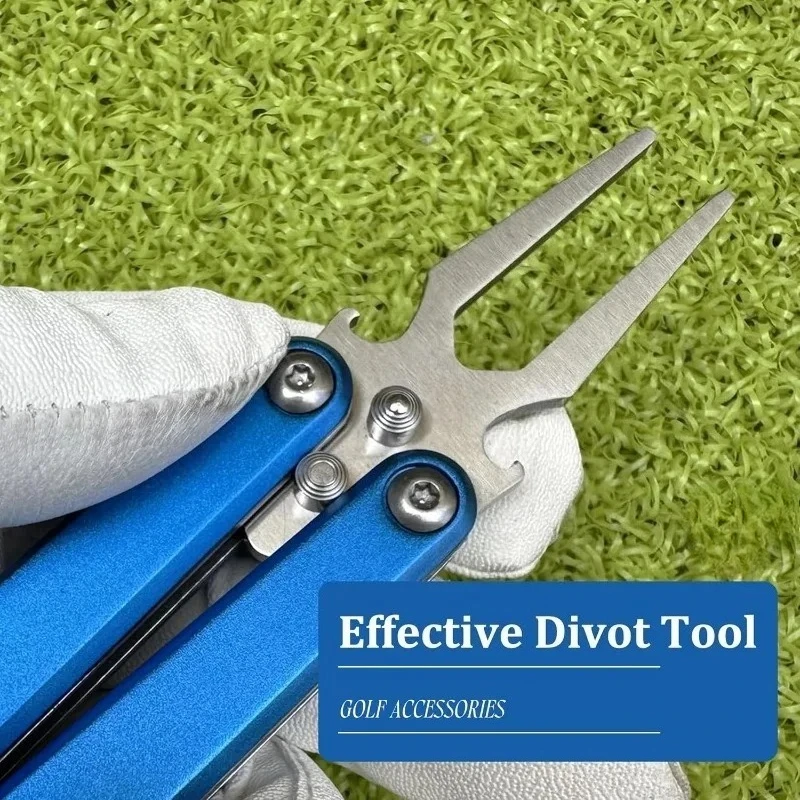 

Складной инструмент для ремонта гольф-полей, инструмент для восстановления дивотов, очиститель для канавок, аксессуары для гольфа, вилка для гольф-грина, тренажеры для паттинга