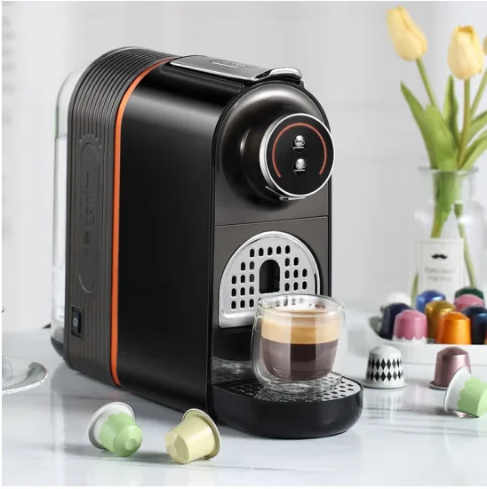 Donglim Coffee Machine Vintage Temperature Visible Fully Semi-automatic Household Steam Brewing Machine Capsule Coffee Machine