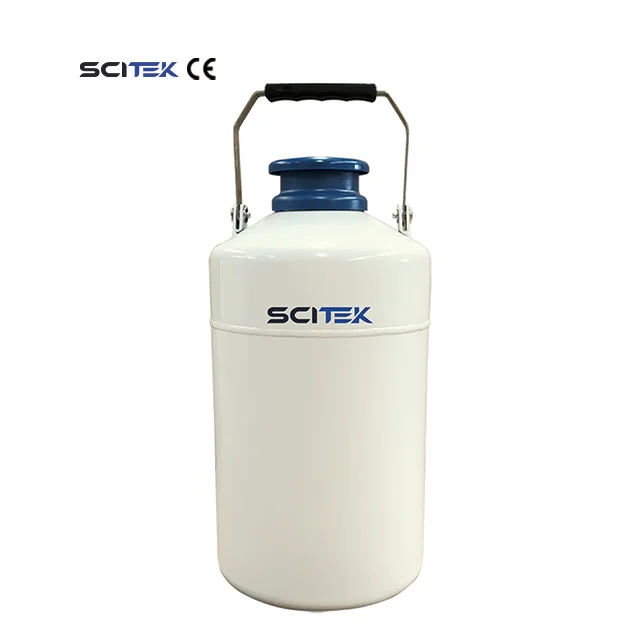 SCITEK Liquid Nitrogen Dry Shipper Tank 1.3l Vapor cryogenic storage Liquid Nitrogen Tank