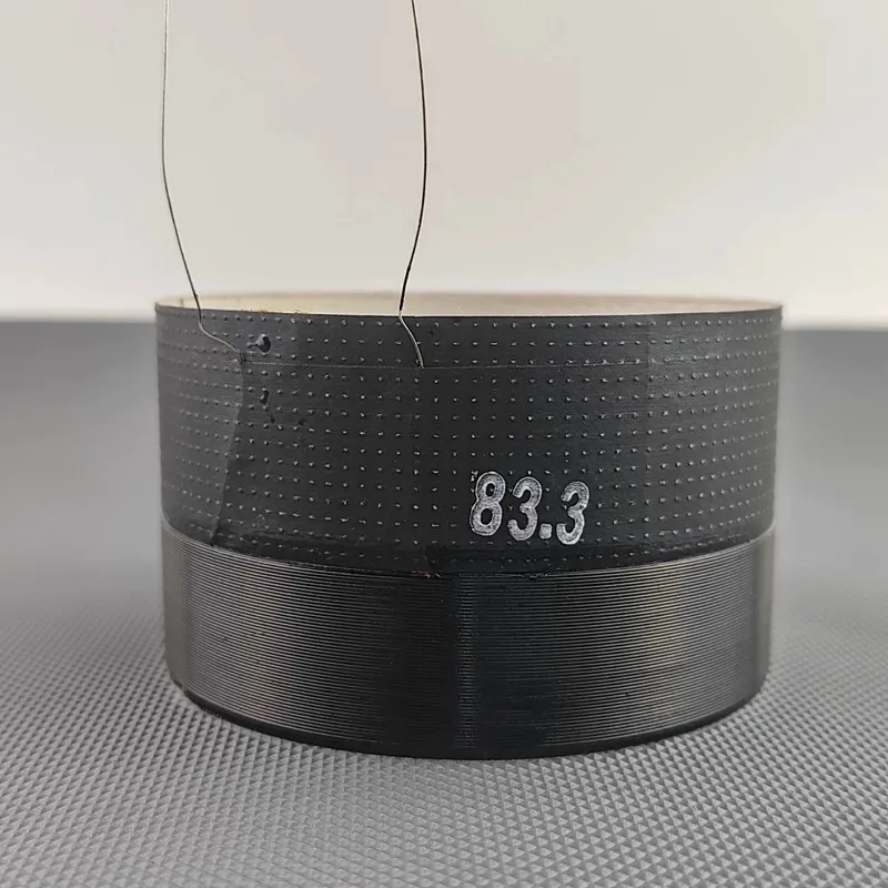 1PCS 83.3mm Speaker Woofer Voice Coil Home Theater Bass Woofer Repair Parts with Fiber Glass 8ohm with Inner Outer Winding
