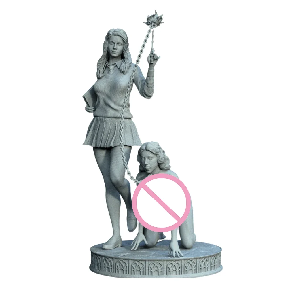 Witches figura de resina en miniatura 1:24, Kit de modelo de resina, Kit de modelo de plástico sin pintar, A414