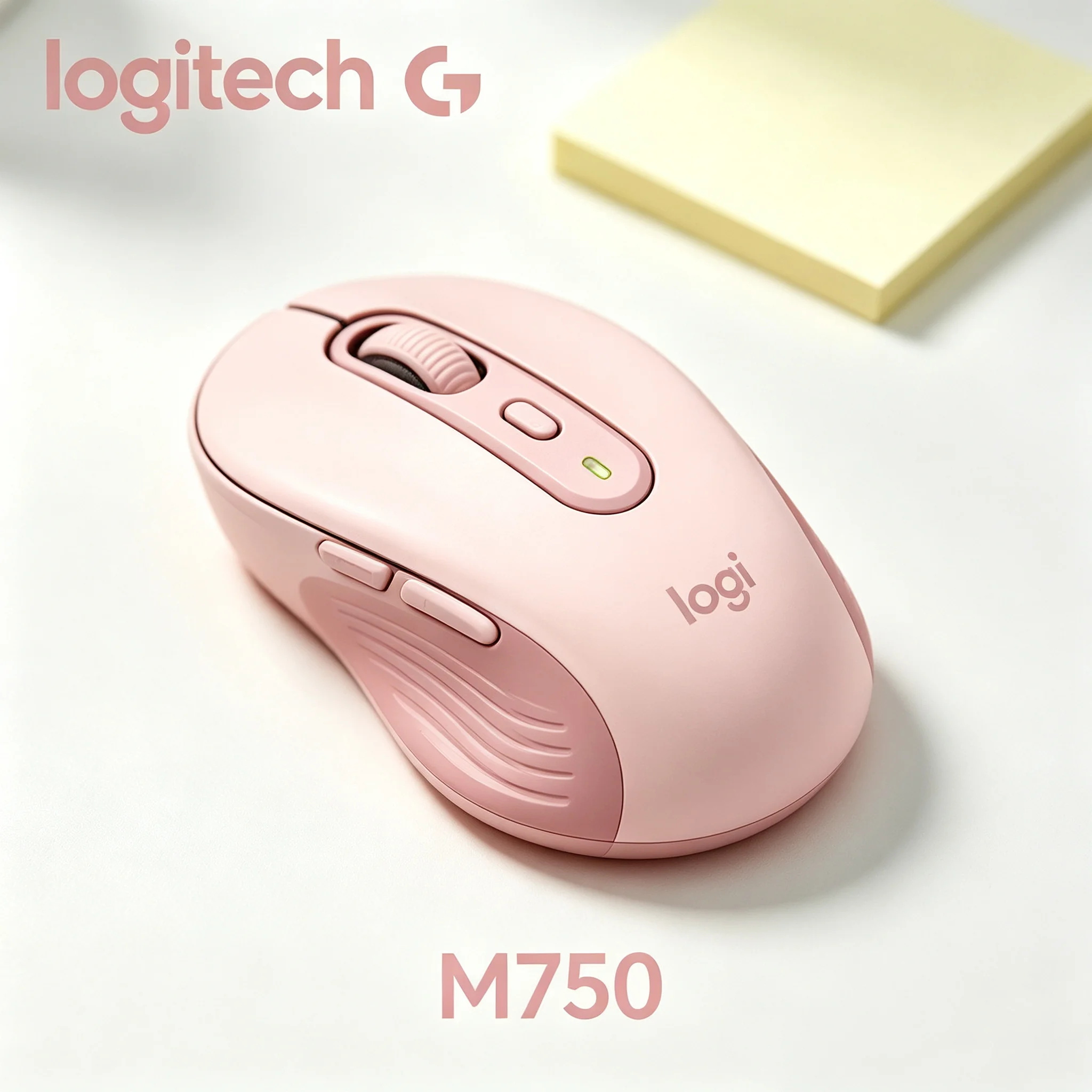 Logitech Signature M750 Office Wireless Mouse Stable Multi‑device Pairing Ergonomic Mice For Work Light Gaming Play