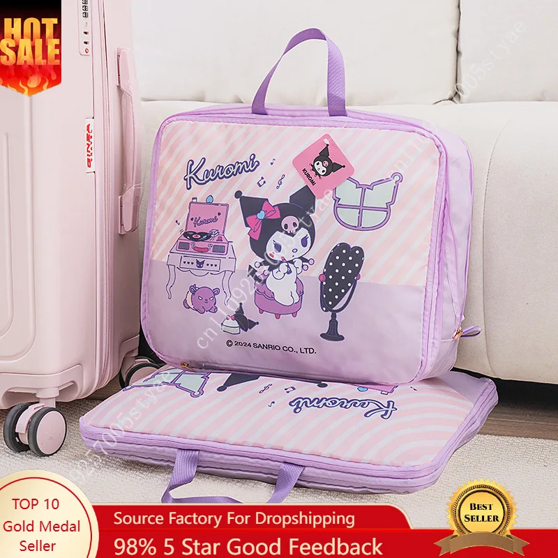 

Сжимаемая дорожная сумка для новой детской одежды Sanrio с милыми мультяшными персонажами, летняя сумка для отпуска, сумка для хранения для путешествий за границу