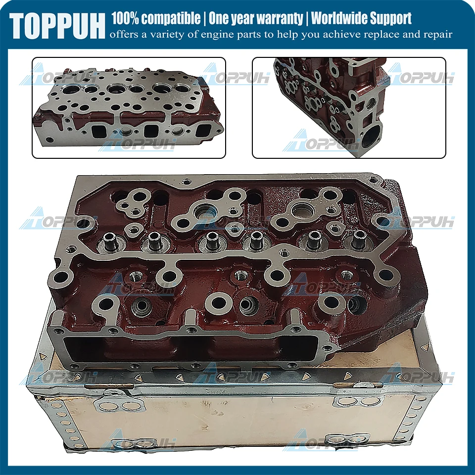 

New S3Q2 Cylinder Head For Mitsubishi S3Q S3Q2 Engine without Valve