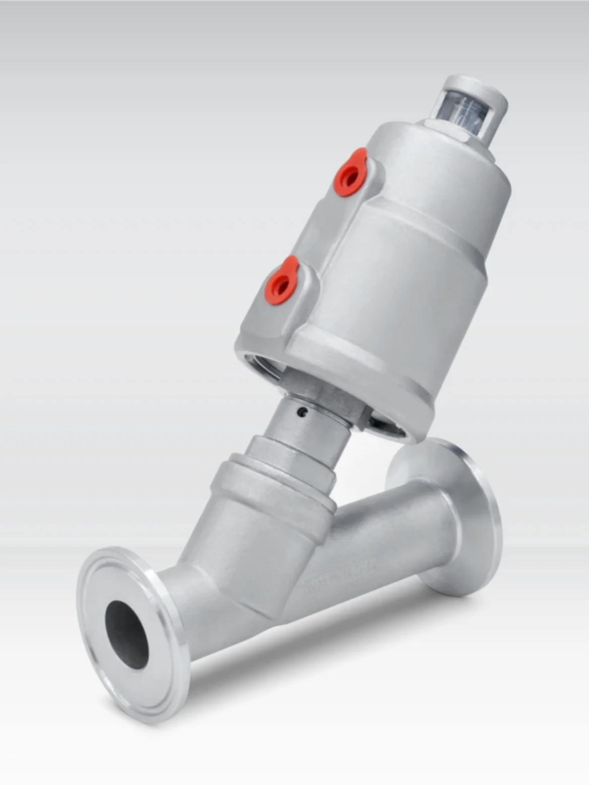 Valve for Automatic Filling Machine Stainless Steel Quick Release Pneumatic Angle Seat Valve for Air Steam