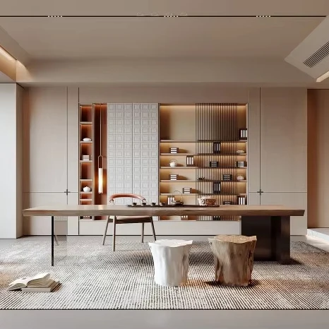 

Simple Solid Plywood Bookshelf Locker Home Office Bedroom Decorative Wall Cabinet